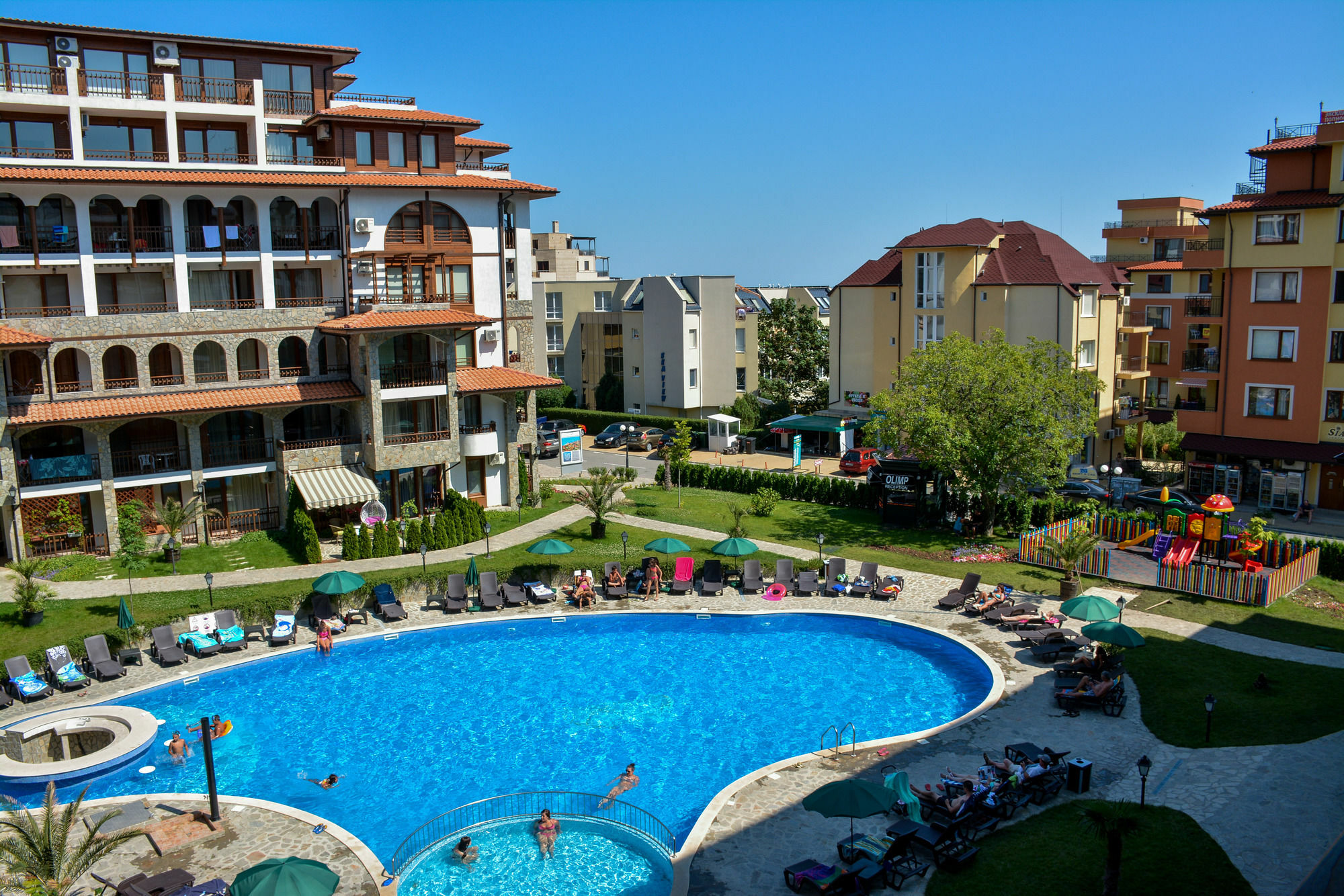 Olymp Apart-Complex Sveti Vlas Buitenkant foto